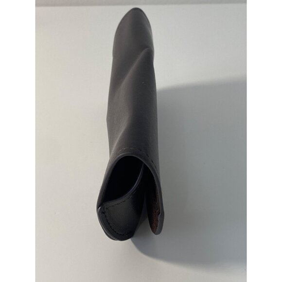 Giorgio Armani Eyeglass Soft Case Dark Brown Leather Frames of Life - Picture 7 of 11